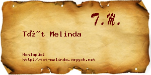 Tót Melinda névjegykártya